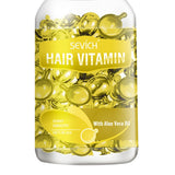 Maxbell Hair Vitamin Serum Capsule with Vitamins B5 Oil Repair Hair For Women yellow