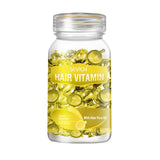 Maxbell Hair Vitamin Serum Capsule with Vitamins B5 Oil Repair Hair For Women yellow
