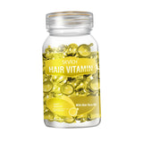 Maxbell Hair Vitamin Serum Capsule with Vitamins B5 Oil Repair Hair For Women yellow