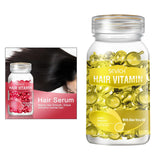 Maxbell Hair Vitamin Serum Capsule with Vitamins B5 Oil Repair Hair For Women yellow