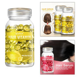 Maxbell Hair Vitamin Serum Capsule with Vitamins B5 Oil Repair Hair For Women yellow