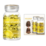 Maxbell Hair Vitamin Serum Capsule with Vitamins B5 Oil Repair Hair For Women yellow