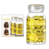 Maxbell Hair Vitamin Serum Capsule with Vitamins B5 Oil Repair Hair For Women yellow
