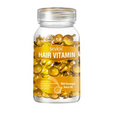 Maxbell Hair Vitamin Serum Capsule with Vitamins B5 Oil Repair Hair For Women orange