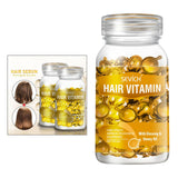 Maxbell Hair Vitamin Serum Capsule with Vitamins B5 Oil Repair Hair For Women orange