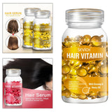 Maxbell Hair Vitamin Serum Capsule with Vitamins B5 Oil Repair Hair For Women orange