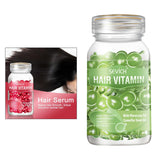 Maxbell Hair Vitamin Serum Capsule with Vitamins B5 Oil Repair Hair For Women green