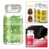 Maxbell Hair Vitamin Serum Capsule with Vitamins B5 Oil Repair Hair For Women green