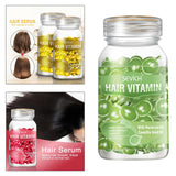 Maxbell Hair Vitamin Serum Capsule with Vitamins B5 Oil Repair Hair For Women green