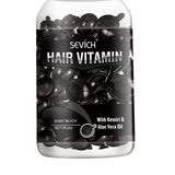 Maxbell Hair Vitamin Serum Capsule with Vitamins B5 Oil Repair Hair For Women black
