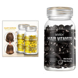 Maxbell Hair Vitamin Serum Capsule with Vitamins B5 Oil Repair Hair For Women black
