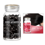Maxbell Hair Vitamin Serum Capsule with Vitamins B5 Oil Repair Hair For Women black