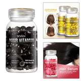 Maxbell Hair Vitamin Serum Capsule with Vitamins B5 Oil Repair Hair For Women black