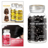 Maxbell Hair Vitamin Serum Capsule with Vitamins B5 Oil Repair Hair For Women black