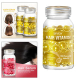 Maxbell Hair Vitamin Serum Capsule with Vitamins B5 Oil Repair Hair For Women golden