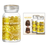 Maxbell Hair Vitamin Serum Capsule with Vitamins B5 Oil Repair Hair For Women golden