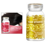 Maxbell Hair Vitamin Serum Capsule with Vitamins B5 Oil Repair Hair For Women golden
