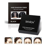 Maxbell Hair Line Powder Concealer Counter Edge Control Hair Filler dark brown