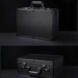 Maxbell Large Barber Salon Tool Kits Storage Travel Carry Case Organizer Box Black