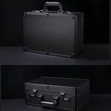 Maxbell Large Barber Salon Tool Kits Storage Travel Carry Case Organizer Box Black
