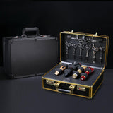 Maxbell Large Barber Salon Tool Kits Storage Travel Carry Case Organizer Box Black