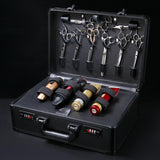 Maxbell Large Barber Salon Tool Kits Storage Travel Carry Case Organizer Box Black