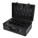 Maxbell Large Barber Salon Tool Kits Storage Travel Carry Case Organizer Box Black