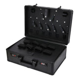 Maxbell Large Barber Salon Tool Kits Storage Travel Carry Case Organizer Box Black