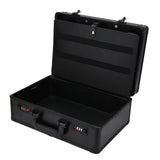 Maxbell Large Barber Salon Tool Kits Storage Travel Carry Case Organizer Box Black
