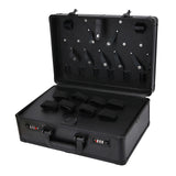 Maxbell Large Barber Salon Tool Kits Storage Travel Carry Case Organizer Box Black