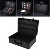 Maxbell Large Barber Salon Tool Kits Storage Travel Carry Case Organizer Box Black
