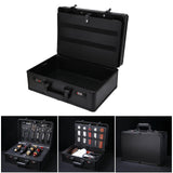 Maxbell Large Barber Salon Tool Kits Storage Travel Carry Case Organizer Box Black