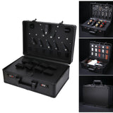 Maxbell Large Barber Salon Tool Kits Storage Travel Carry Case Organizer Box Black