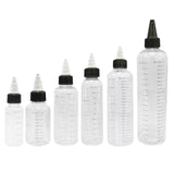 Maxbell 5pcs 30/60/100/120/250/500ml Tattoo Ink Bottle with Twist Cap + Scale  30ML