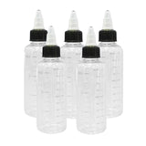 5pcs 30/60/100/120/250/500ml Tattoo Ink Bottle with Twist Cap + Scale 100ML