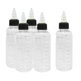 Maxbell 5pcs 30/60/100/120/250/500ml Tattoo Ink Bottle with Twist Cap + Scale  100ML