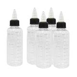 Maxbell 5pcs 30/60/100/120/250/500ml Tattoo Ink Bottle with Twist Cap + Scale  100ML