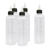 Maxbell 5pcs  Tattoo Ink Bottle with Twist Cap + Scale  250ML