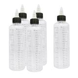 Maxbell 5pcs 30/60/100/120/250/500ml Tattoo Ink Bottle with Twist Cap + Scale  250ML