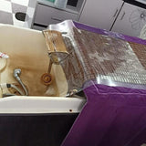 Maxbell Reuseable Massage SPA Salon PVC Clear Waterproof Shampoo Bed Pad 60x60cm
