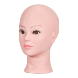 Maxbell Manikin Wig Making Bald Mannequin Head Model Rack for Sunglasses Color 01