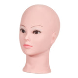 Maxbell Manikin Wig Making Bald Mannequin Head Model Rack for Sunglasses Color 01