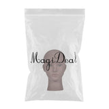 Maxbell Manikin Wig Making Bald Mannequin Head Model Rack for Sunglasses Color 02