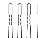 Maxbell 80pcs Curly U Shape Hair Pin Bun Hair Pins Hair Slides Updo for Women Girls