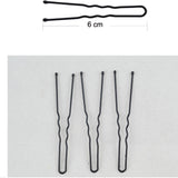 Maxbell 80pcs Curly U Shape Hair Pin Bun Hair Pins Hair Slides Updo for Women Girls