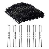 Maxbell 80pcs Curly U Shape Hair Pin Bun Hair Pins Hair Slides Updo for Women Girls