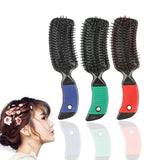 Maxbell Cushion Hairbrush Massage Comb Brush Detangling Comb for Salon Home Red