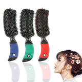 Maxbell Cushion Hairbrush Massage Comb Brush Detangling Comb for Salon Home Red