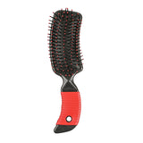 Maxbell Cushion Hairbrush Massage Comb Brush Detangling Comb for Salon Home Red