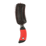 Maxbell Cushion Hairbrush Massage Comb Brush Detangling Comb for Salon Home Red